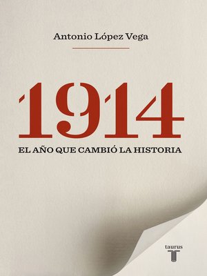 cover image of 1914. El año que cambió la historia